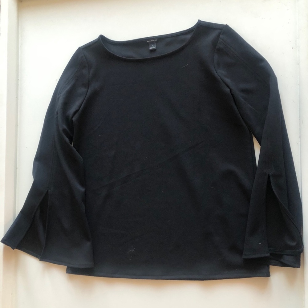 Ann Taylor Dressy Black Top